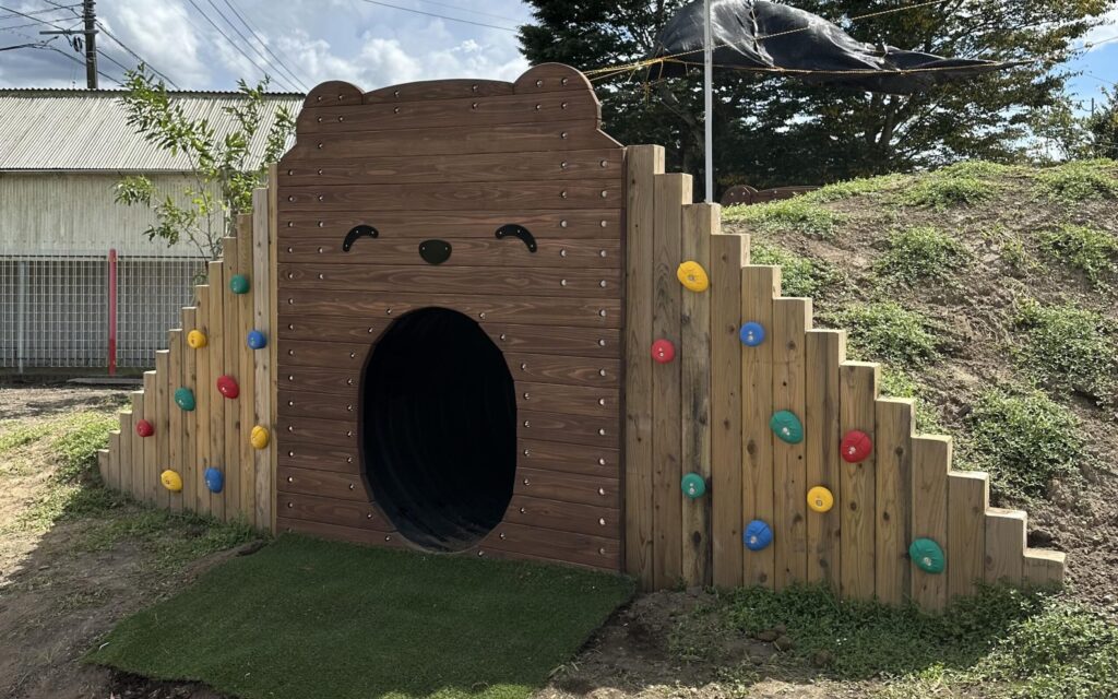 Tunnel of an artificial hill